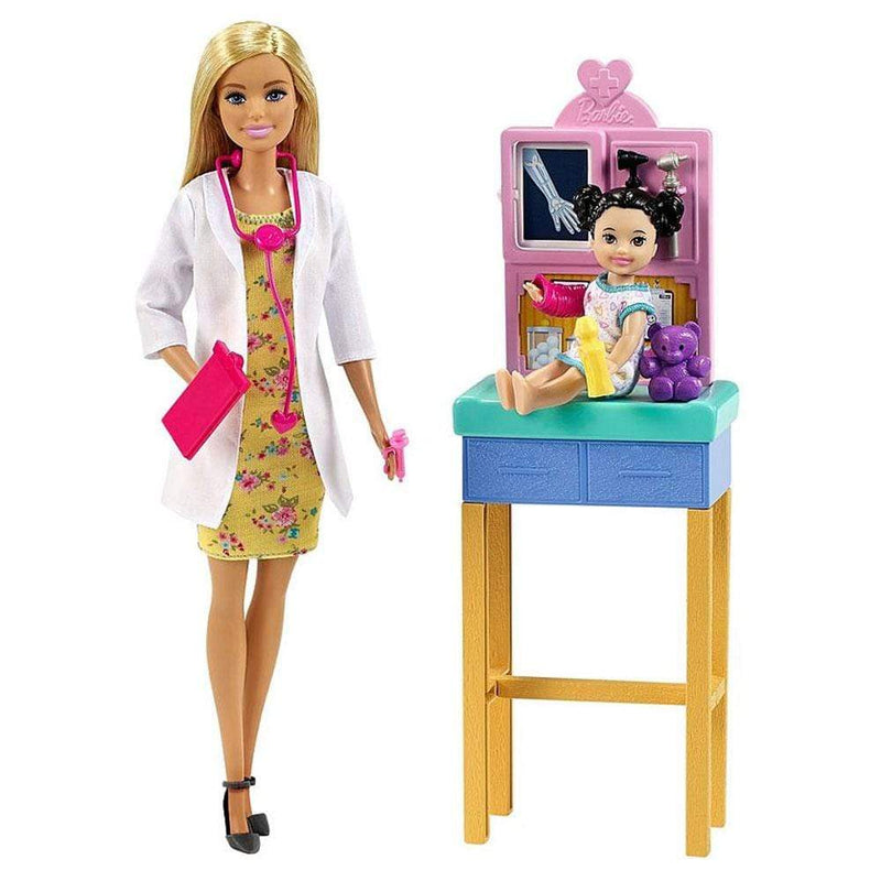 barbie doll career set