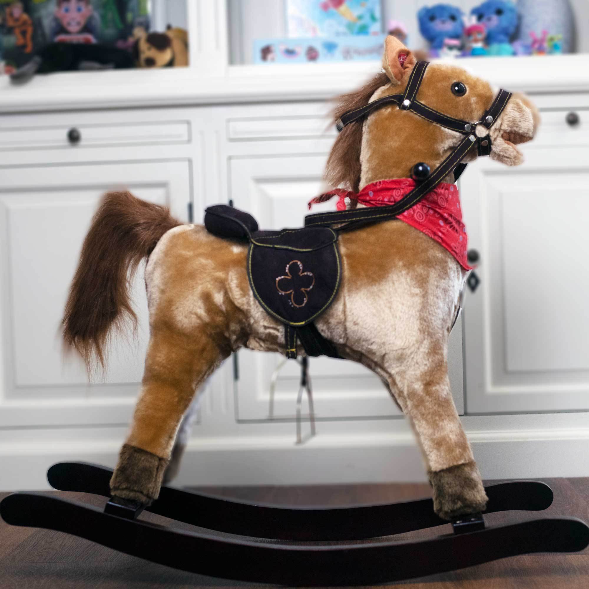 rocking horse with sound and movement