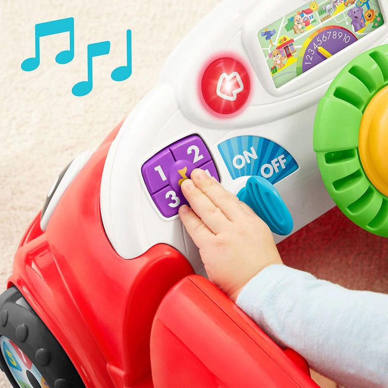 fisher price crawl around car red