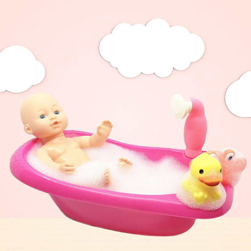 bath play doll set