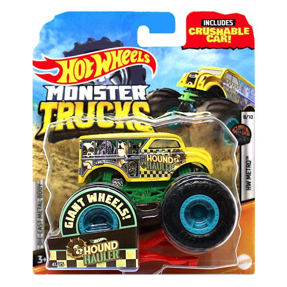 Hot Wheels Monster Truck 1:64 Hound Hauler | Toy Universe Australia