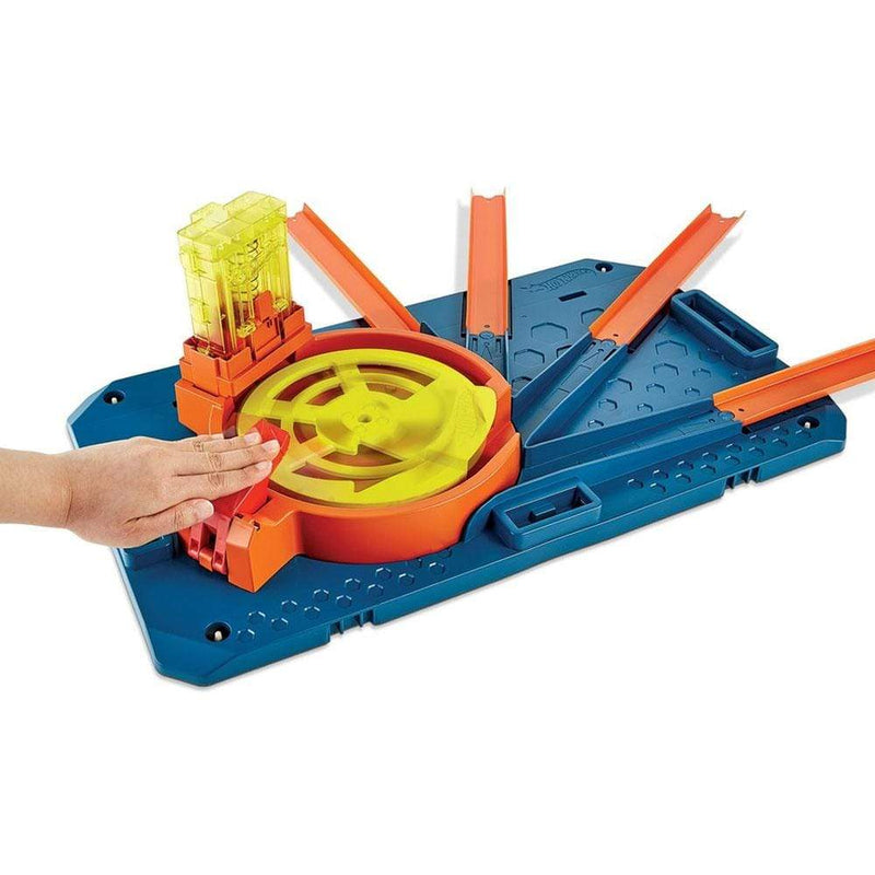 hot wheels track builder rapid launcher playset