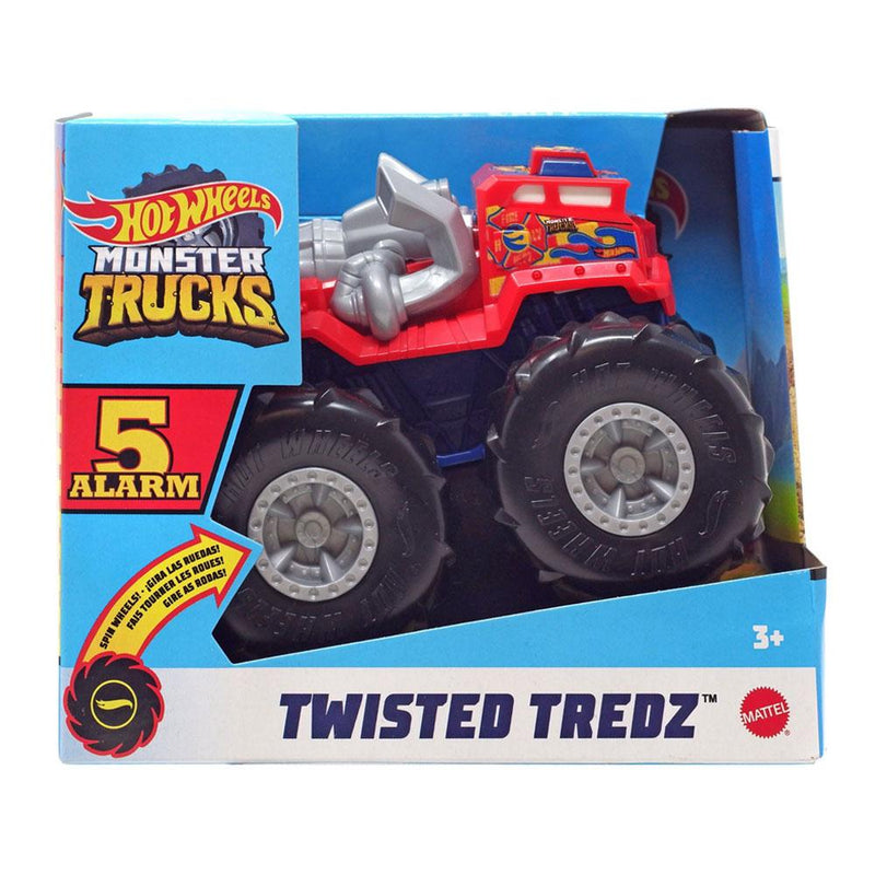 Hot Wheels Monster Trucks Twisted Tredz 5 Alarm Toy Truck | Australia