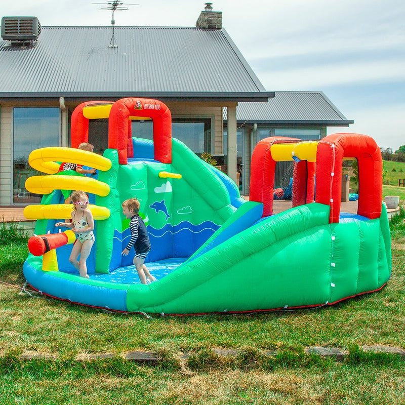 inflatable water play
