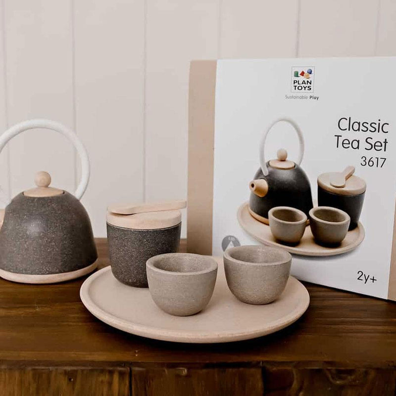 Plan Toys Wooden Oriental Tea Set Shop Online at Toy Universe AUS