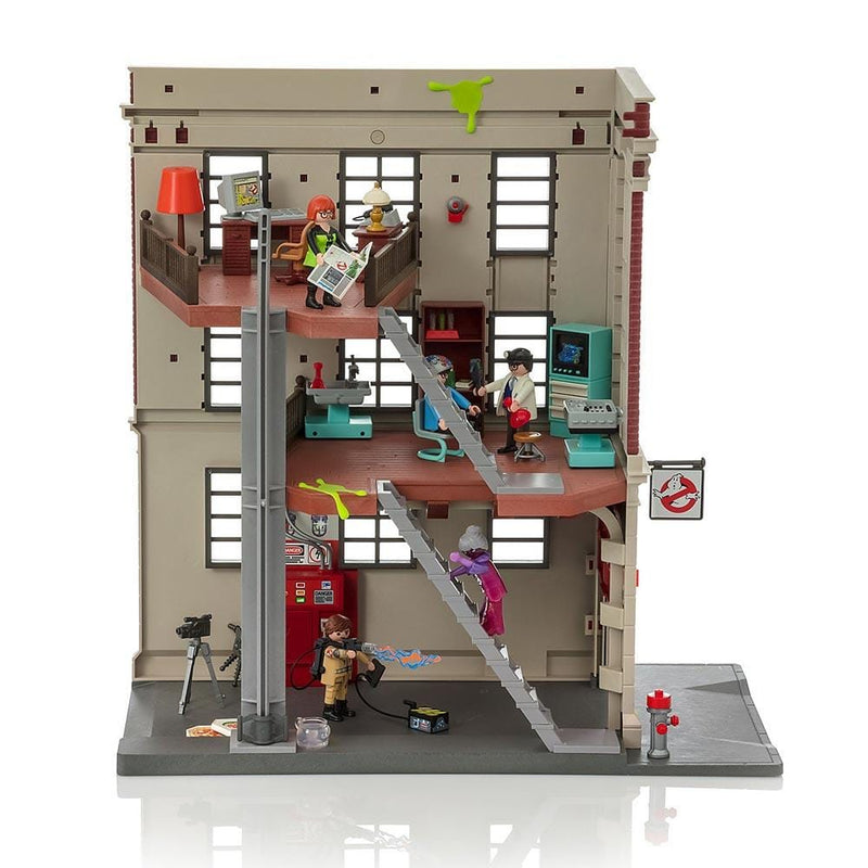 playmobil ghostbusters firehouse