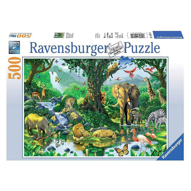 Ravensburger Harmony In The Jungle Puzzle 500 Piece Puzzle Australia