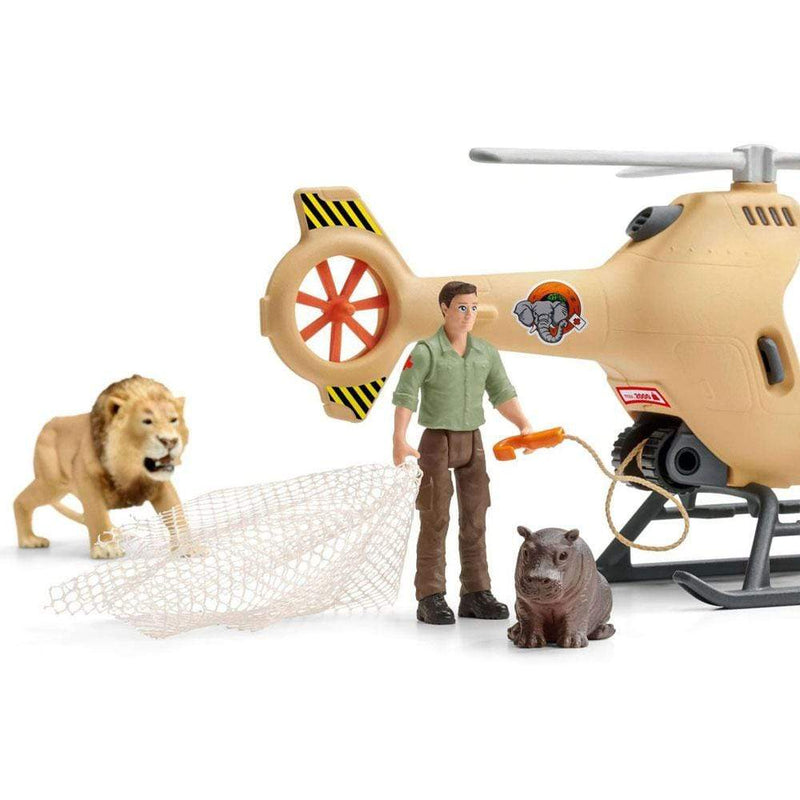 Schleich Wild Life Animal Rescue Helicopter Playset | Toy Universe AUS