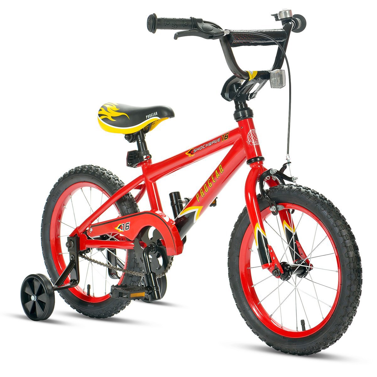 16 inch boys bike red