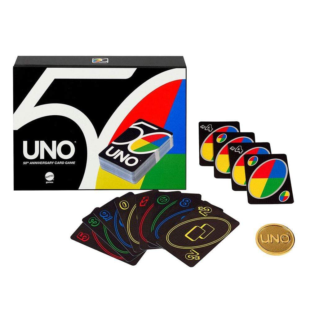 Uno Premium 50th Anniversary Card Game | Online Toy Universe Australia