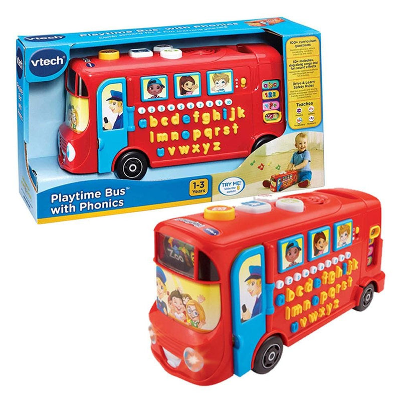 Vtech Playtime Bus with Phonics | Shop Online at Toy Universe AUS