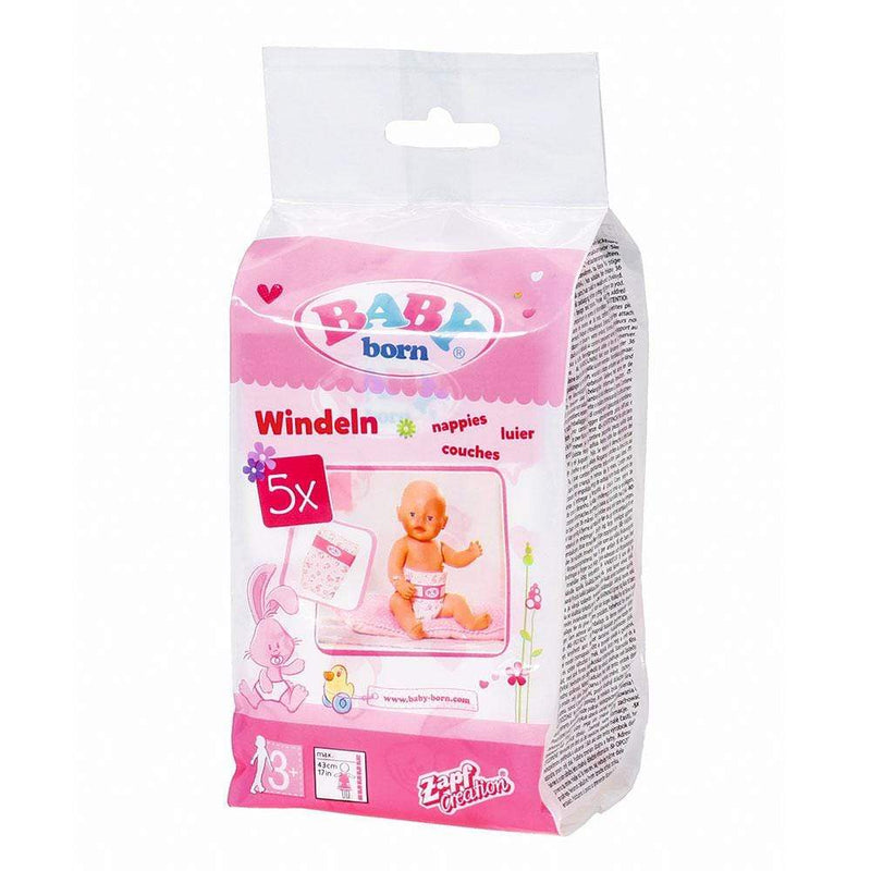 baby born doll nappies