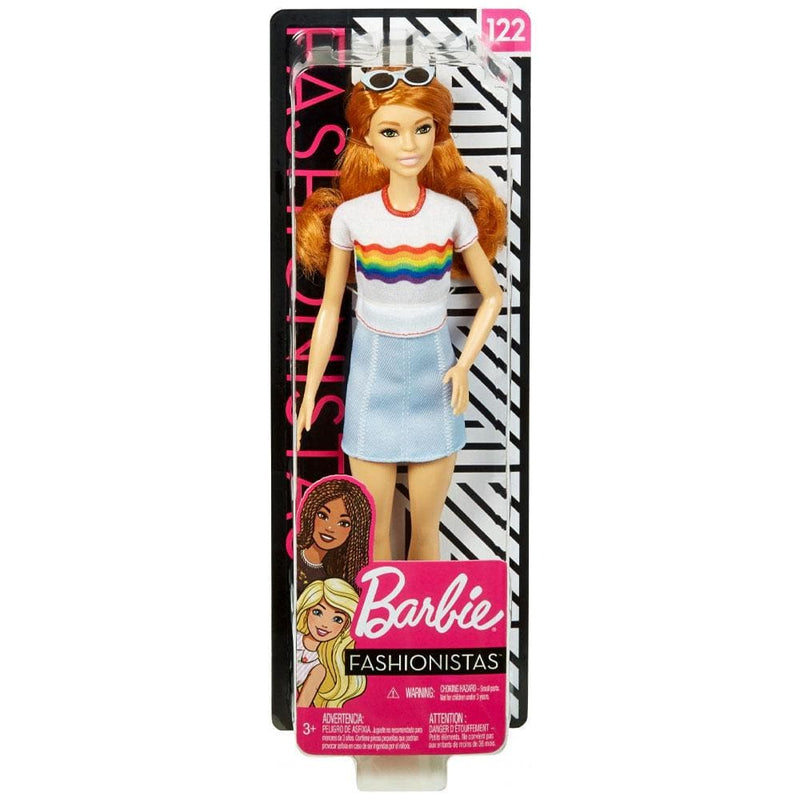 red hair barbie doll
