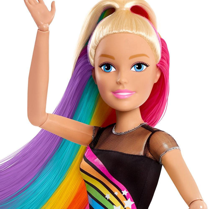 rainbow sparkle barbie