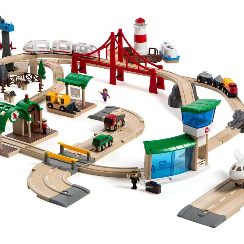 brio railway world deluxe set