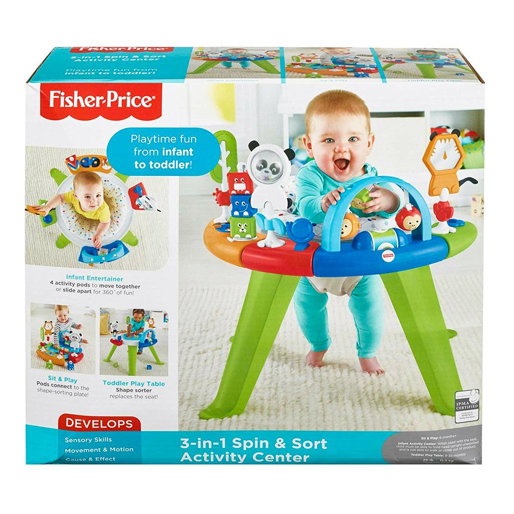 Photo 1 of Fisher Price 3-in-1 Spin and Sort Activity Center