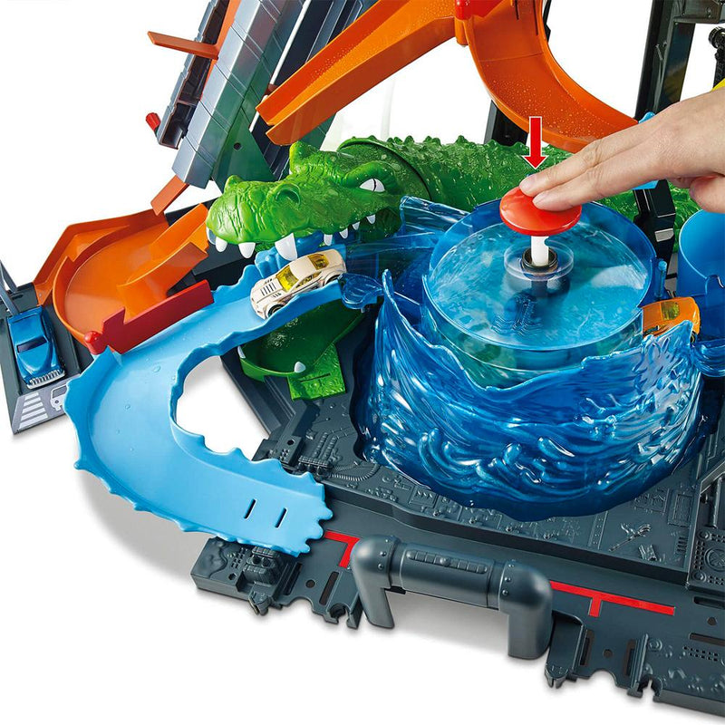 Hot Wheels City Ultimate Gator Car Wash Playset | Buy Online