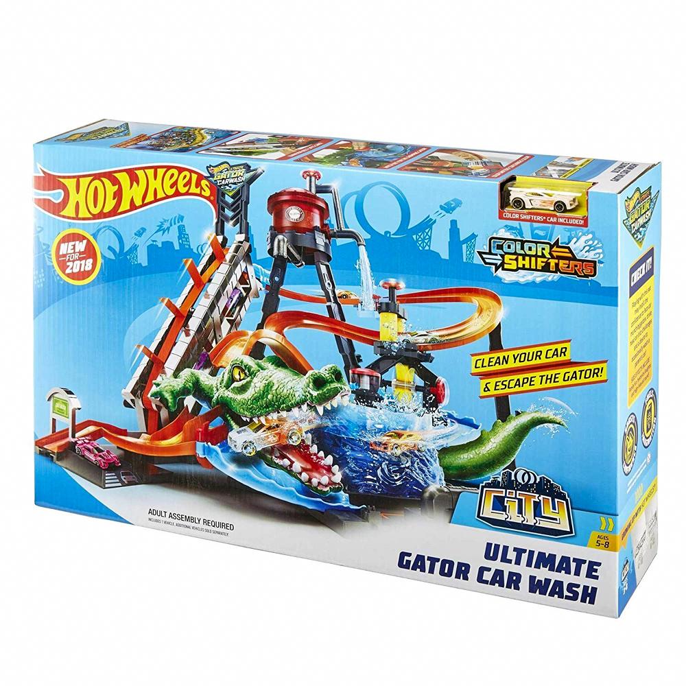 Hot Wheels City Ultimate Gator Car Wash Playset | Buy Online