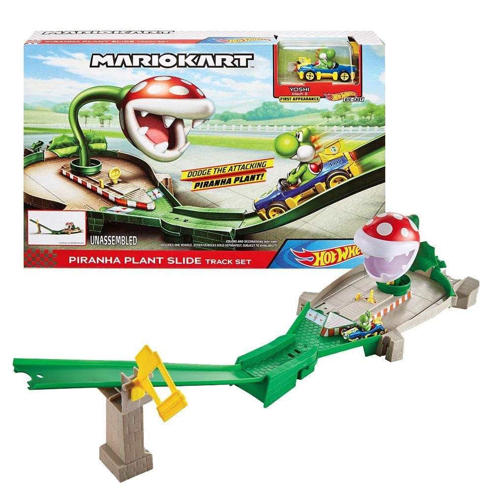 mario kart hot wheels piranha