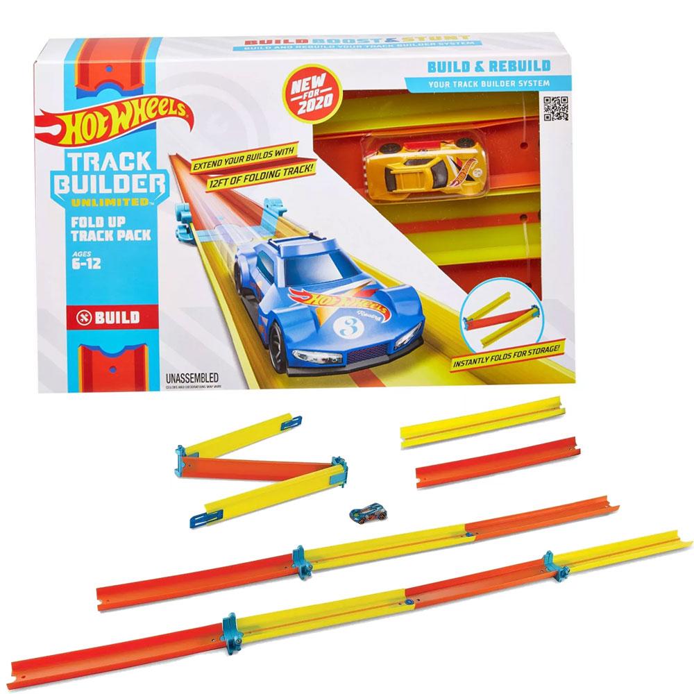 hot wheels track builder fold up track pack