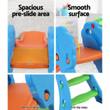 Buy Kids Slide with Basketball Hoop Outdoor Indoor Playground - Orange at Toy Universe Australia