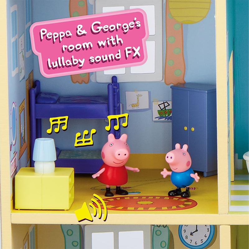 peppa pig deluxe wooden playhouse