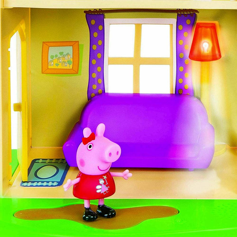 peppa pig lights and sounds ride on