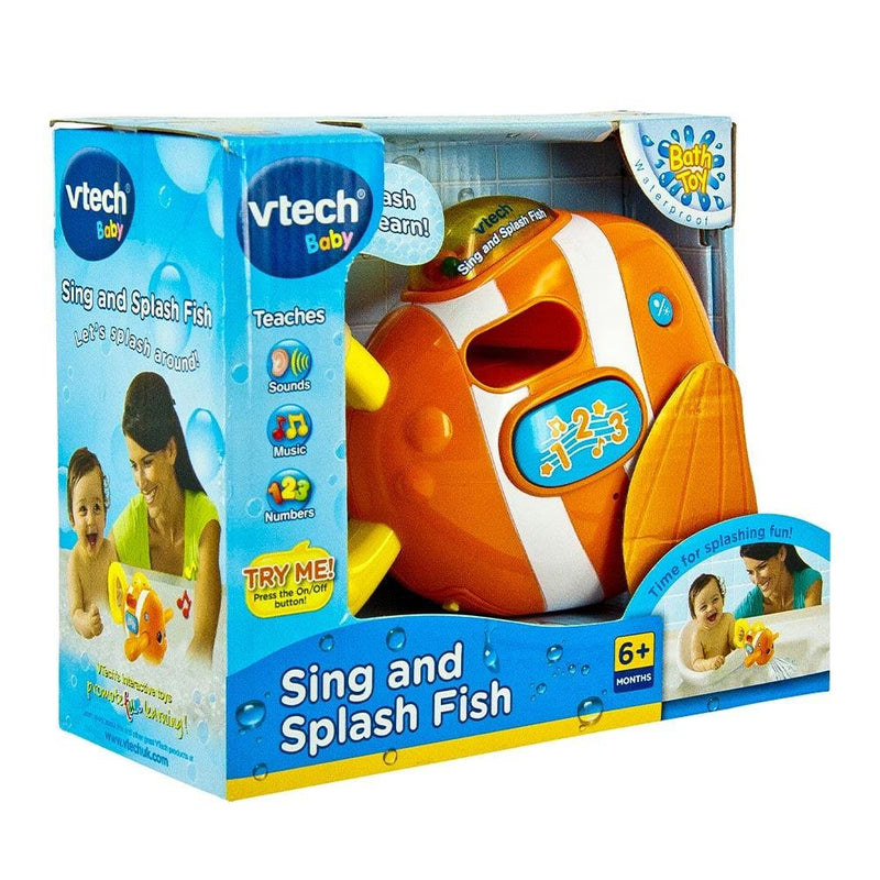 vtech sing and splash fish bath toy