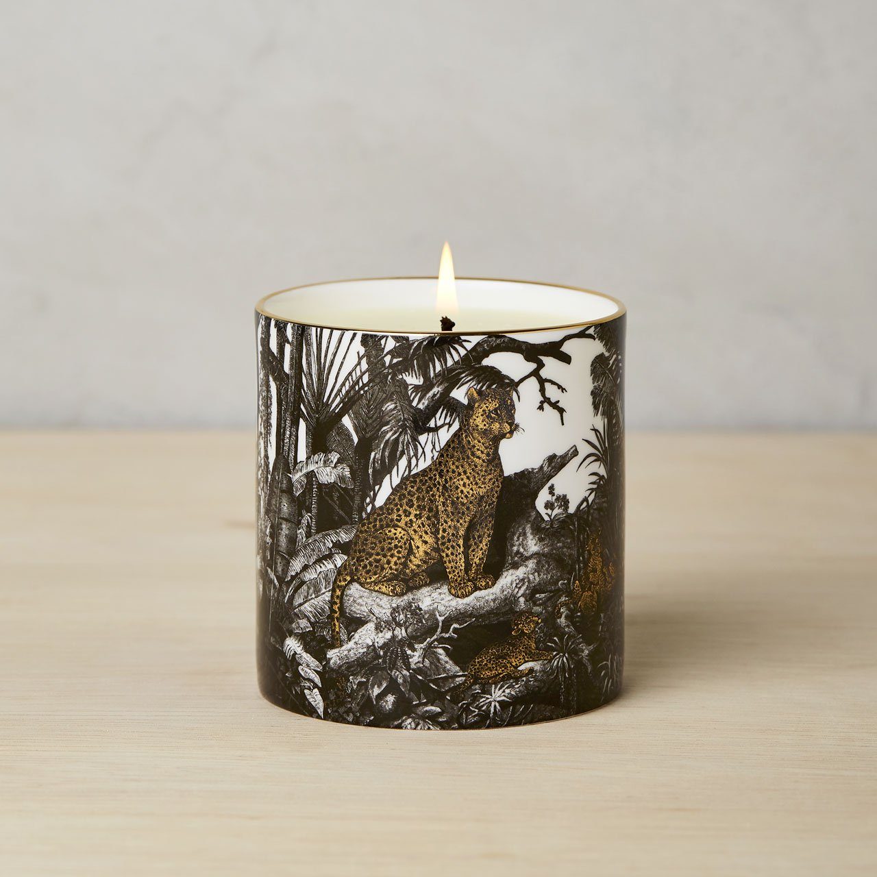 The Jungle Luxury Scented Ceramic Candle - Chase and Wonder