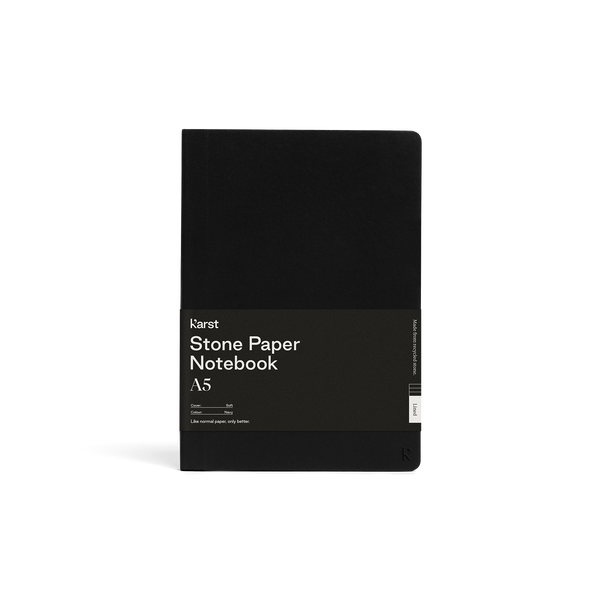 Softcover Notebook A5 Black / Lined