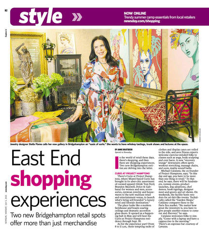 Stella Flame Gallery Featured in Newsday