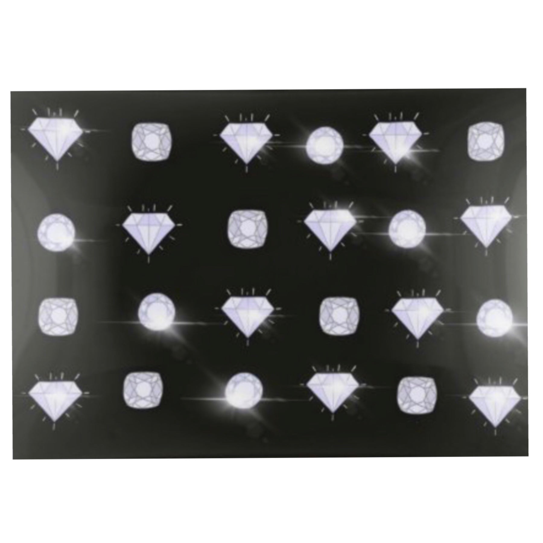 LISA BAYER TRAY CHIC DIAMONDS TRINKET TRAY