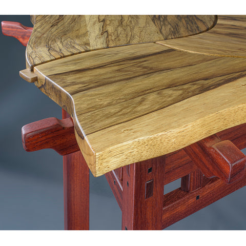 side table sealed with Livos natural oil sealer 