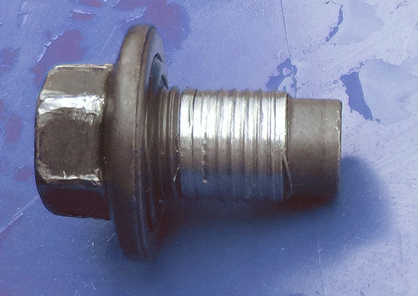 Stripped sump plug