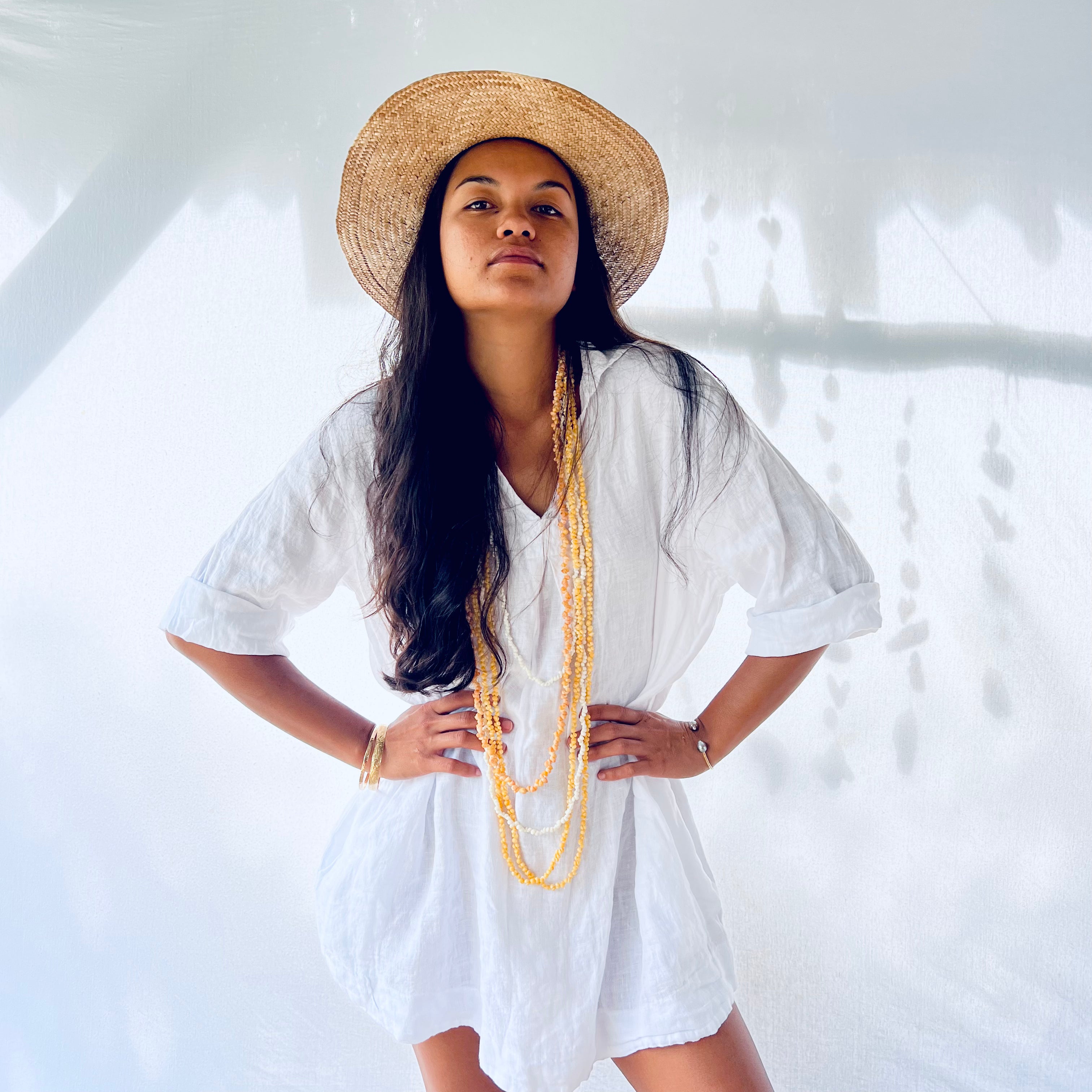 NOʻI Hanalei Linen Dress