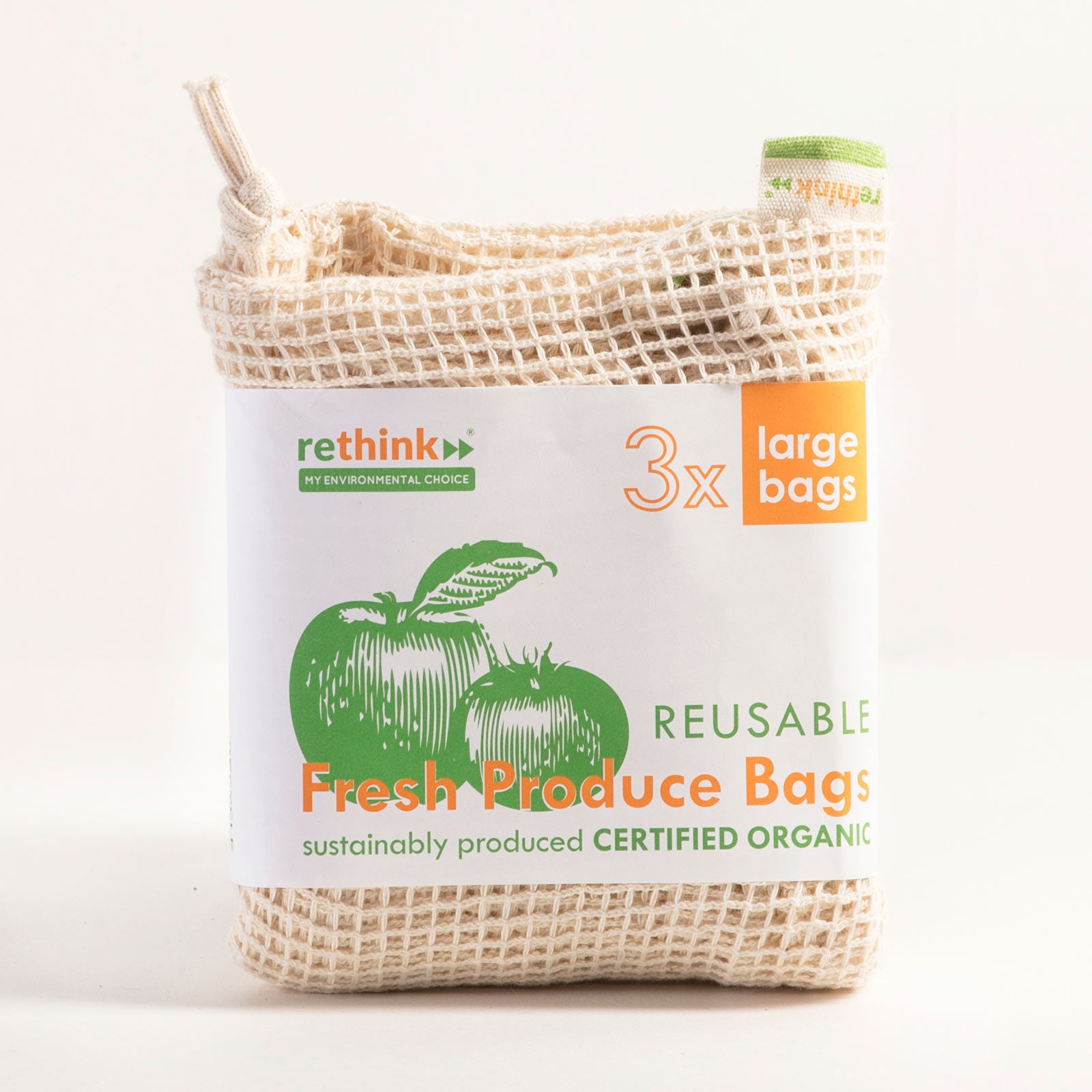 Reusable Produce Bags NZ Single Pack Or Wholesale Purchase Available