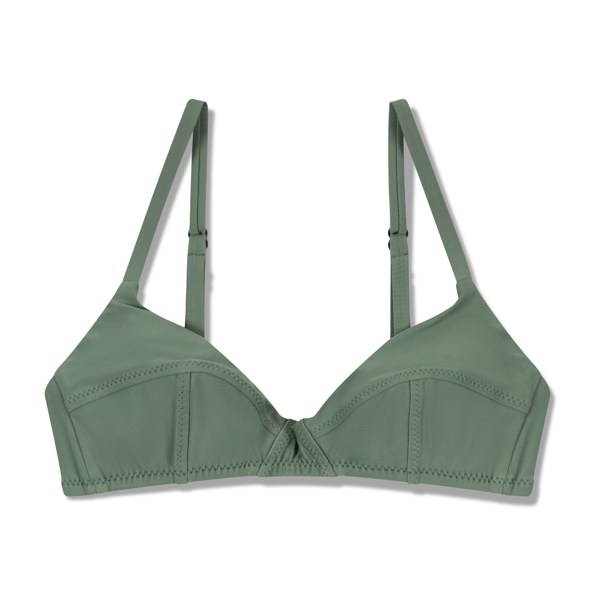 Simone Retro Top in Sage – Galamaar