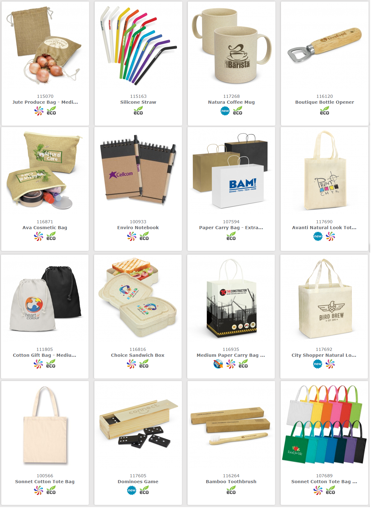 eco environmentally friendly promotional products