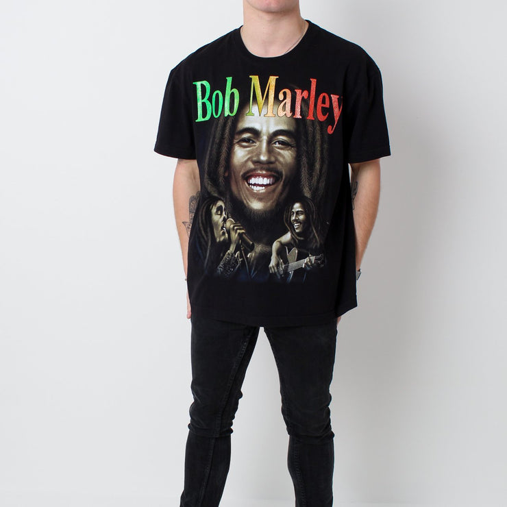 Vintage BOB MARLEY Big graphic Reggae Music Souvenir Tribute T-Shirt