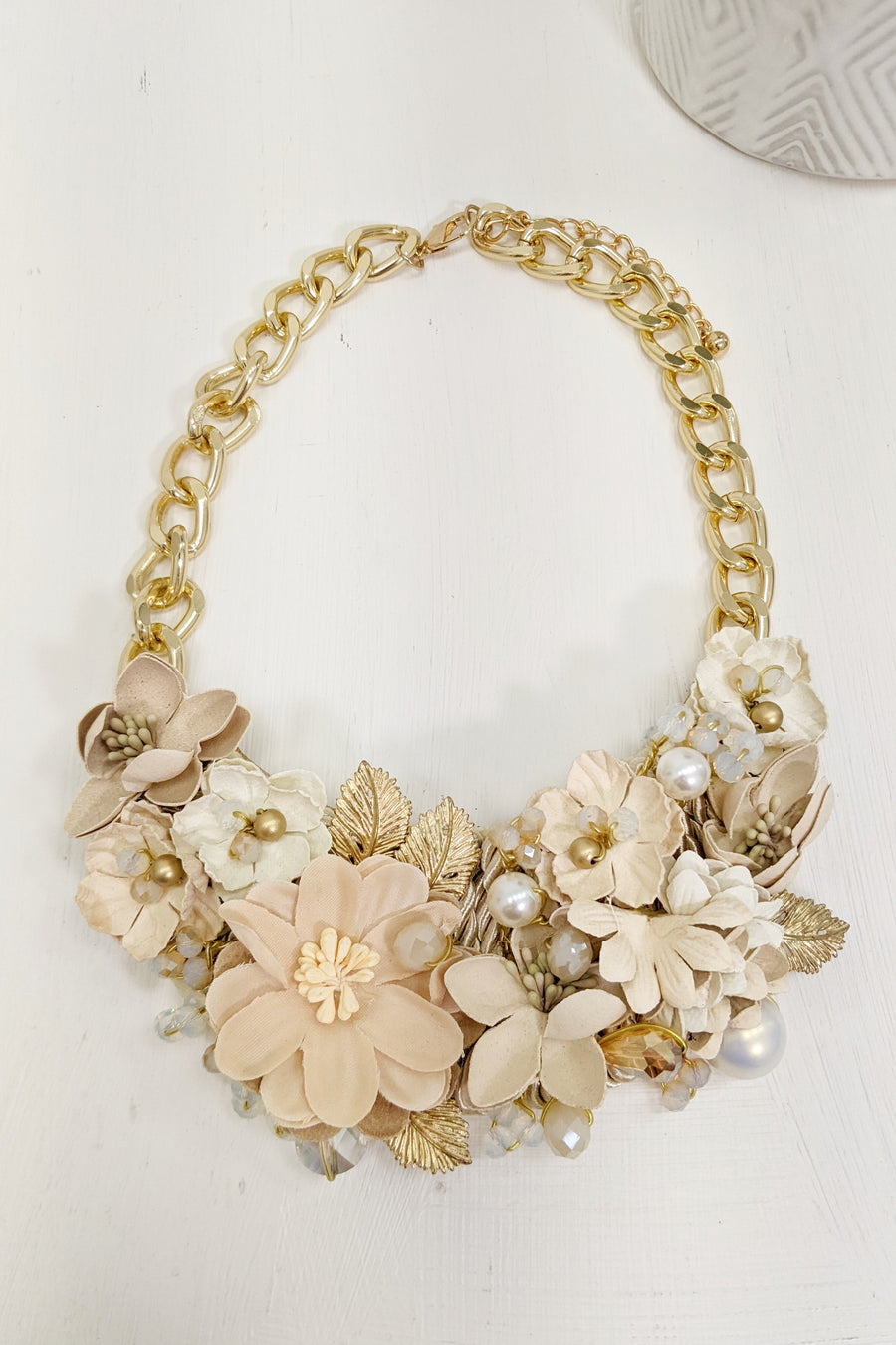 flower chunky necklace