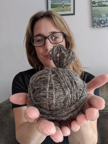 Tutorial: How to wind a ball of yarn from a skein