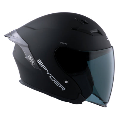 spyder helmet dual visor half face