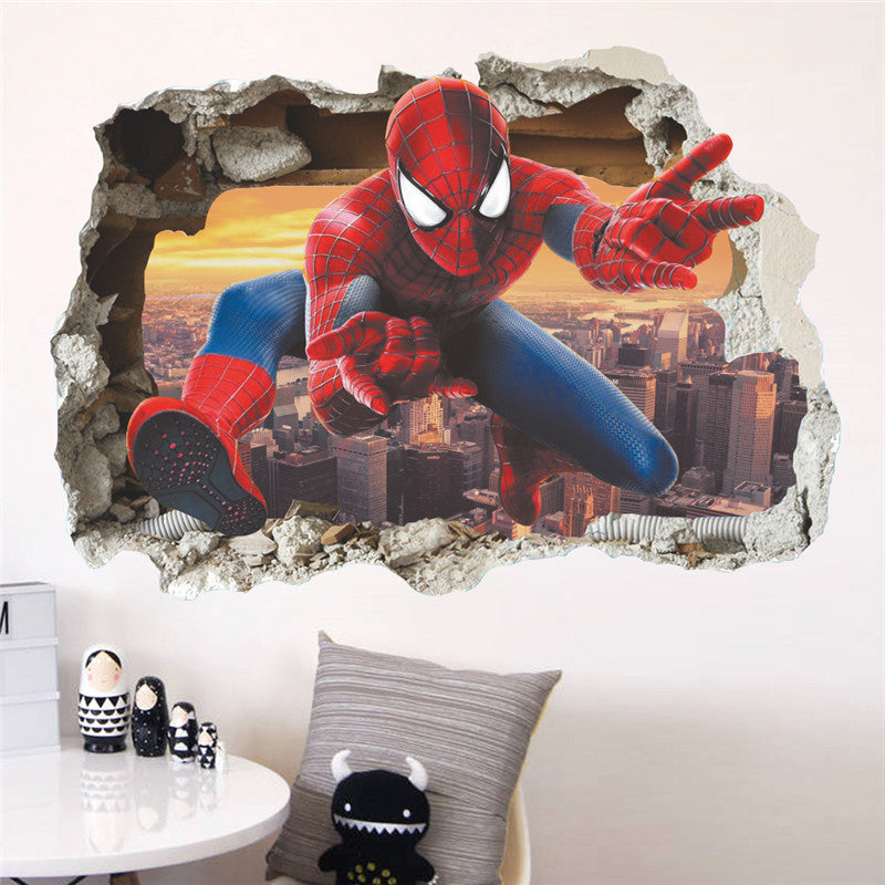 spiderman wall decals