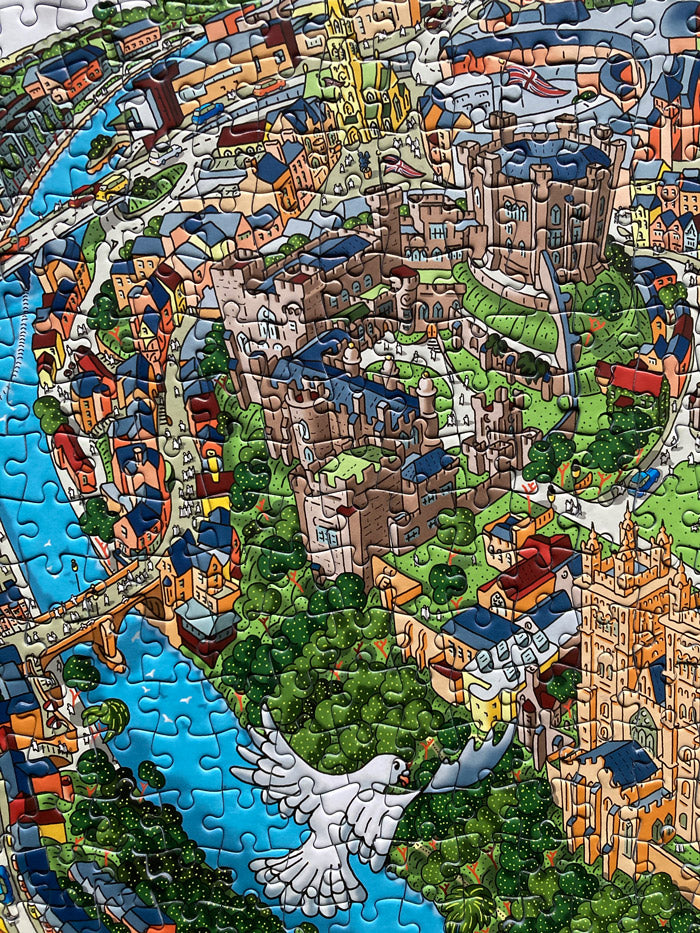 1 000 Piece Jigsaw Puzzle in Tin Box Welcome to Durham  