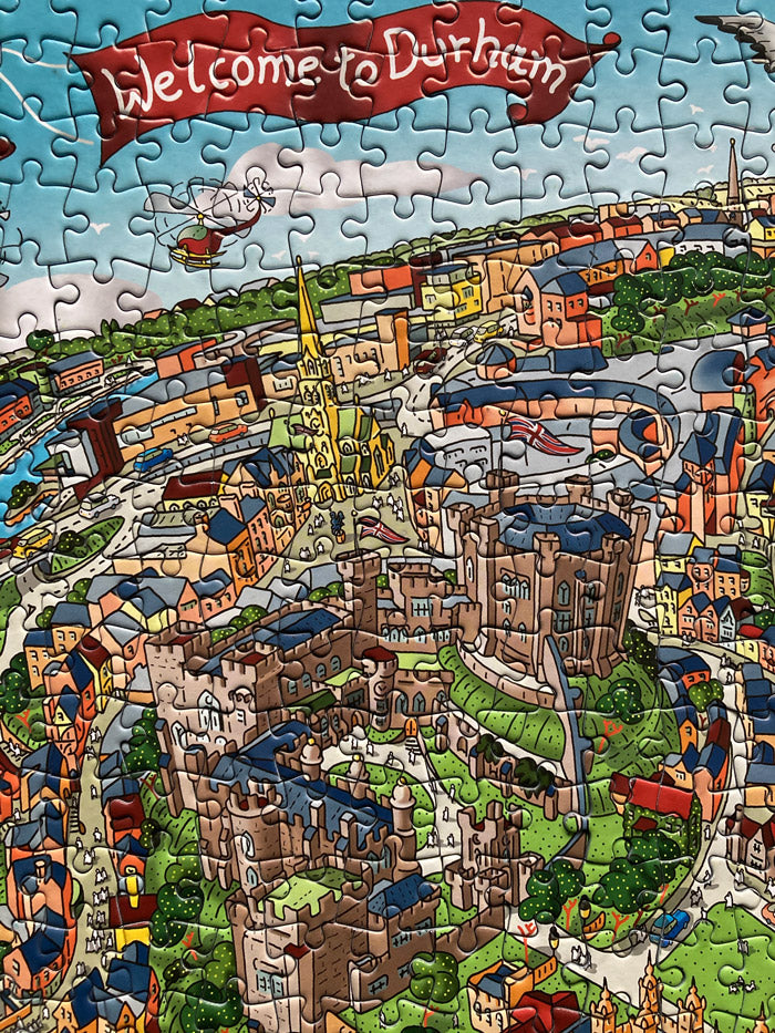 1 000 Piece Jigsaw Puzzle in Tin Box Welcome to Durham  