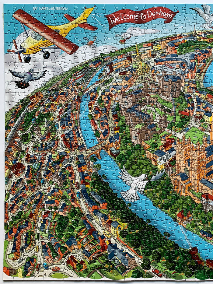 1 000 Piece Jigsaw Puzzle in Tin Box Welcome to Durham  