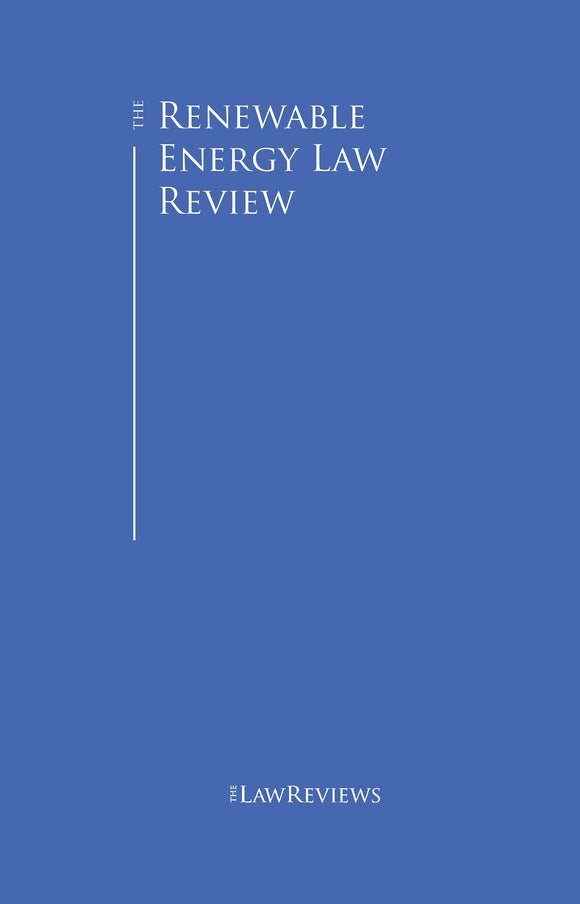The Renewable Energy Law Review - 5th Edition