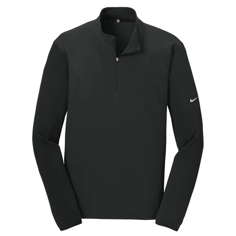 Custom Nike Golf Men's Black Dri-Fit Half Zip Pullover