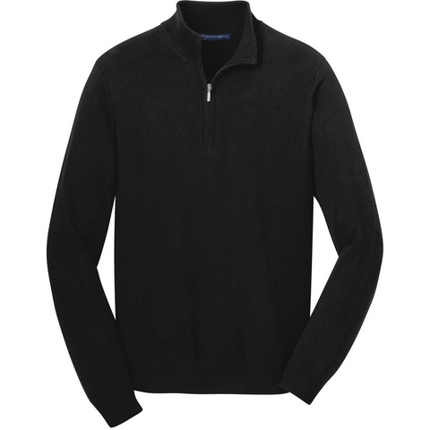 Custom Logo Port Authority Mens' Quarter Zip Sweaters