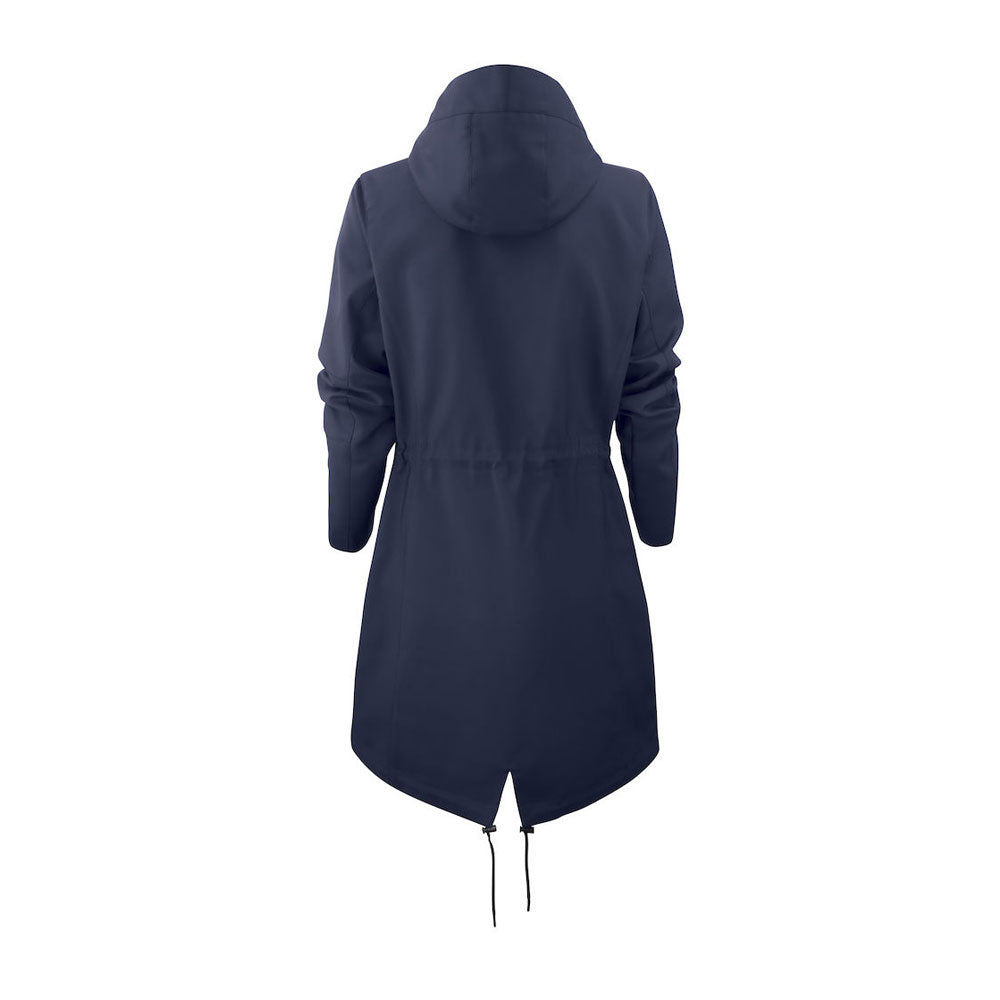 jacket mockup logo Women's James Hurstbridge Harvest Coat Navy City